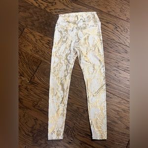 Astoria butter golden leggings